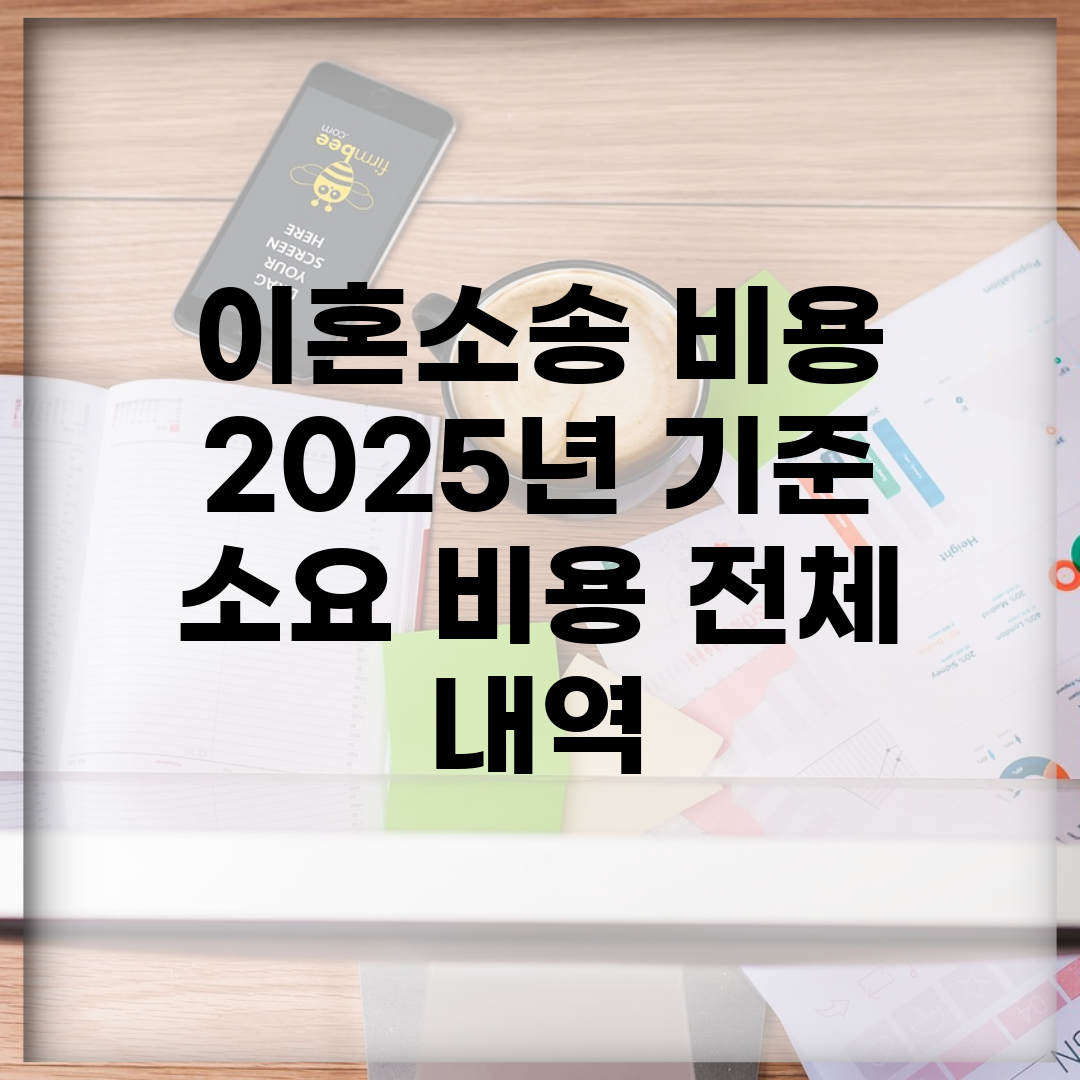 이혼소송 비용 | 2025년 기준 소요 비용 전체 내역