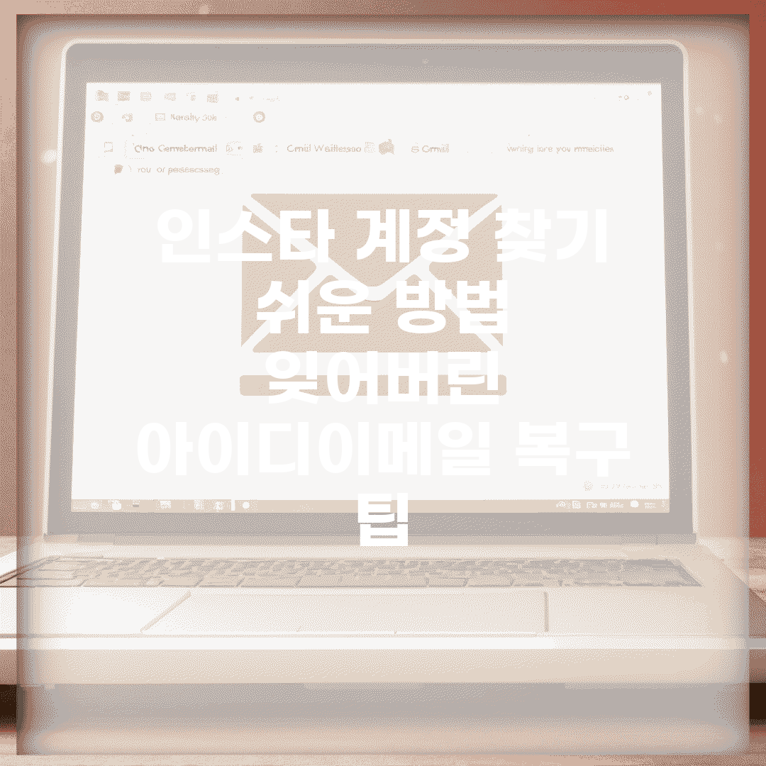 인스타 계정 찾기 쉬운 방법 | 잊어버린 아이디/이메일 복구 팁