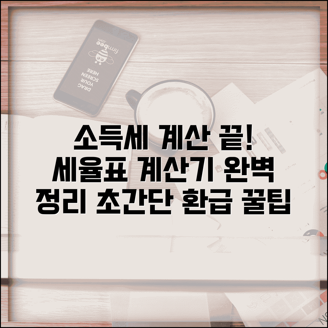 소득세 계산법 | 소득세율표 | 근로소득세 계산기 사용법