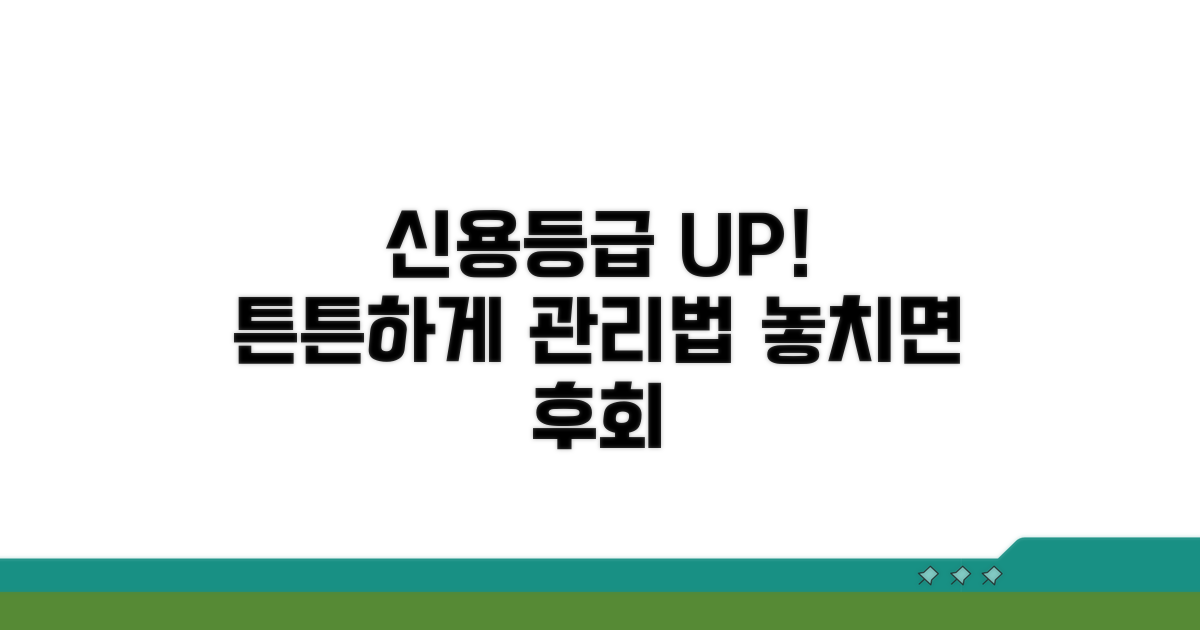 신용등급 튼튼하게 관리하는 법