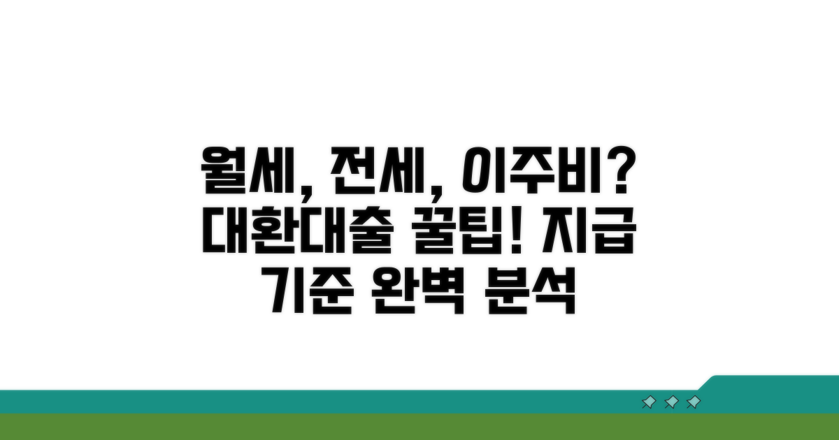 월세, 전세, 대환대출? 이주비 지급 기준 상세 분석