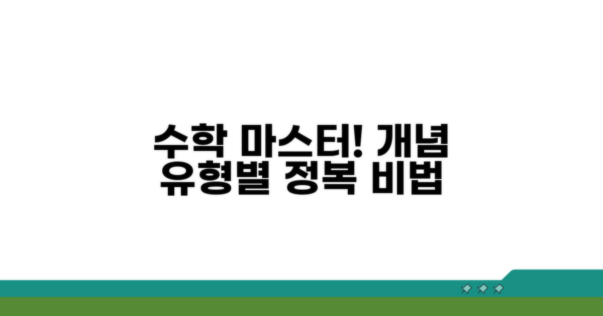수학: 개념 정리와 유형별 공략법