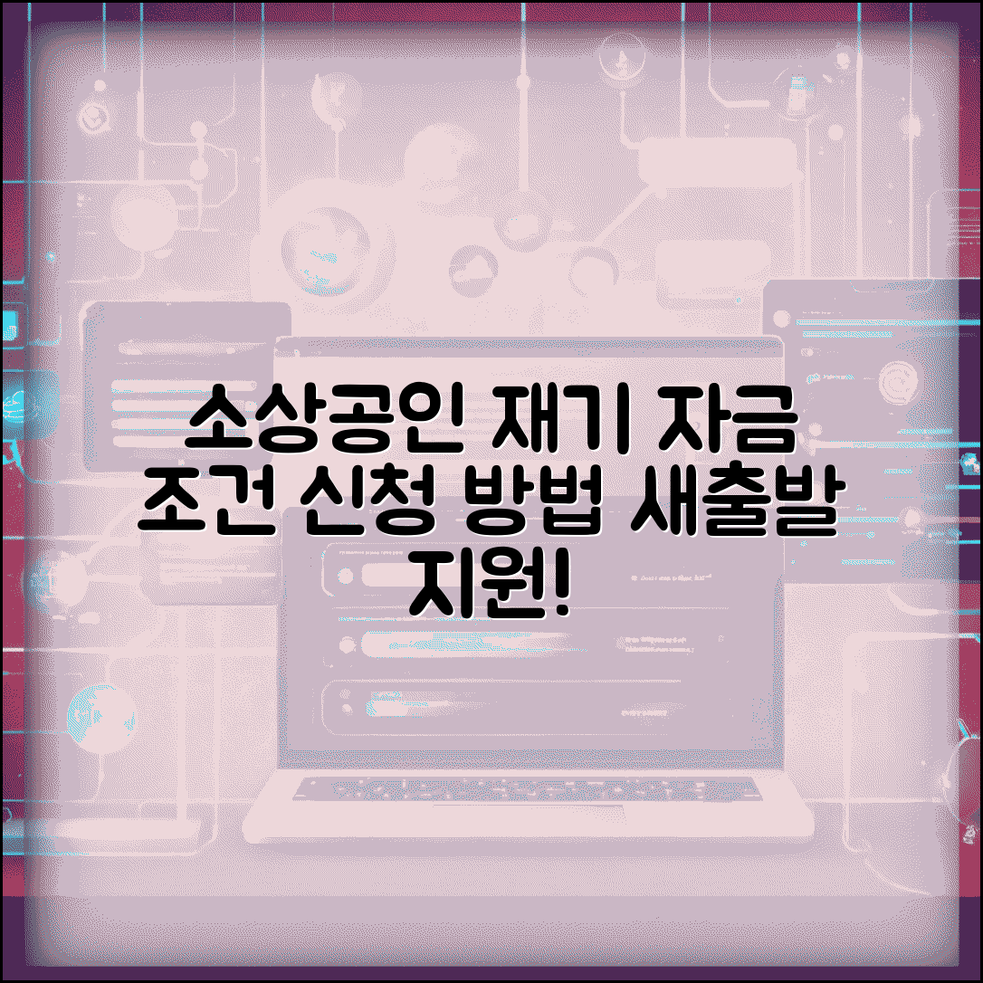 소상공인 새출발자금 조건과 재기 지원 신청 방법
