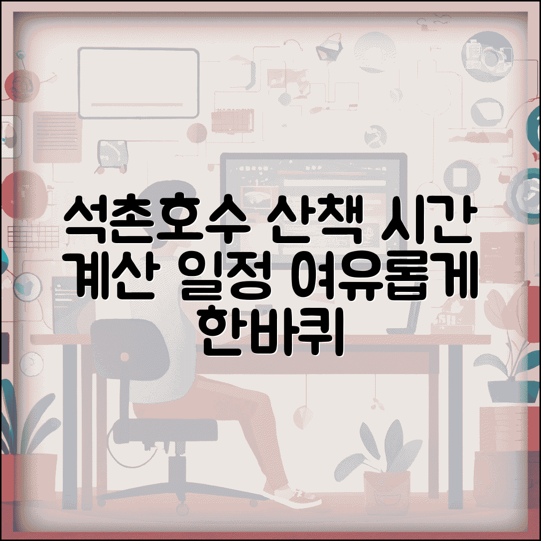 석촌호수 한바퀴 시간 계산과 여유로운 산책 일정
