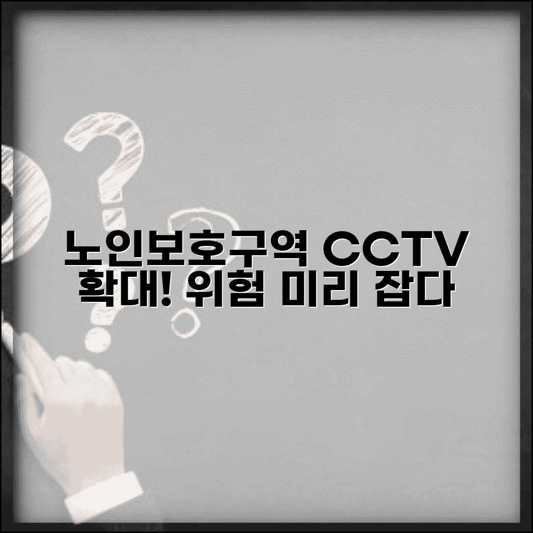 노인보호구역 CCTV 설치 확대와 위험 조기 발견 시스템