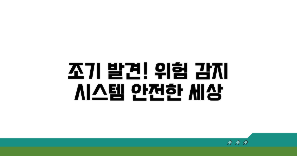 위험 상황 조기 발견 시스템