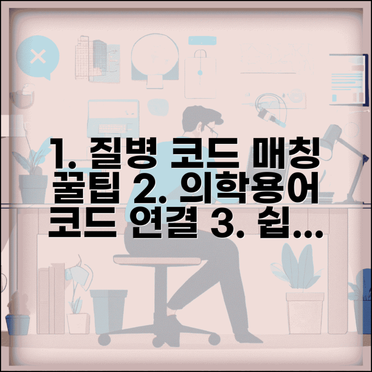 질병 코드 매칭 가이드 의학용어 코드 연결 방법