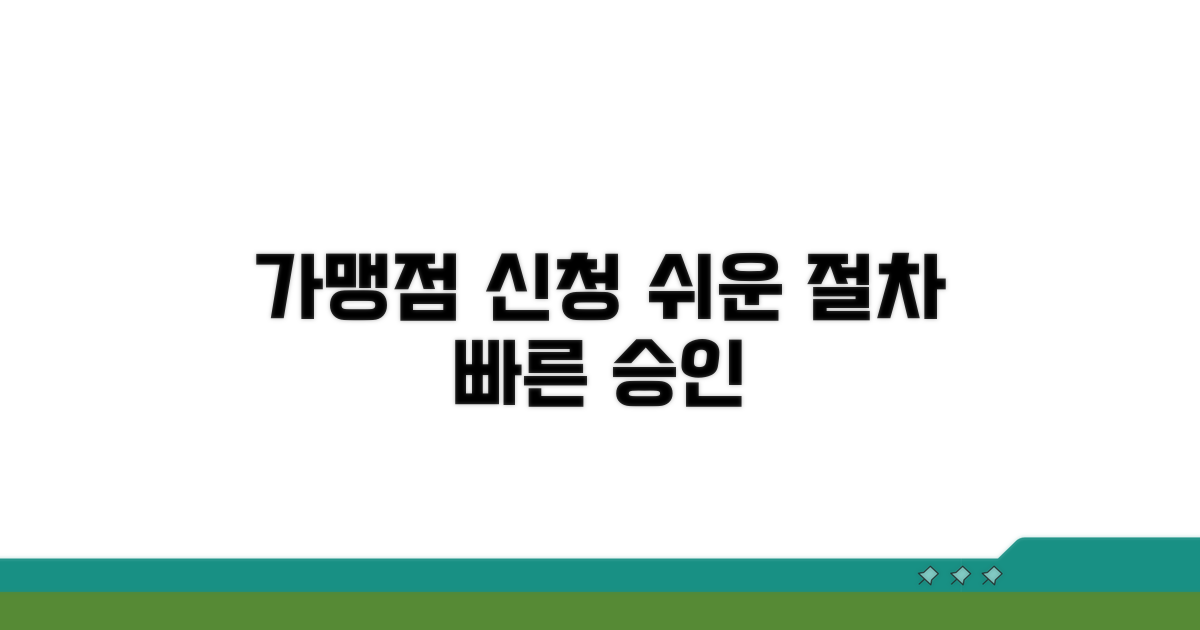 가맹점 신청 절차와 방법