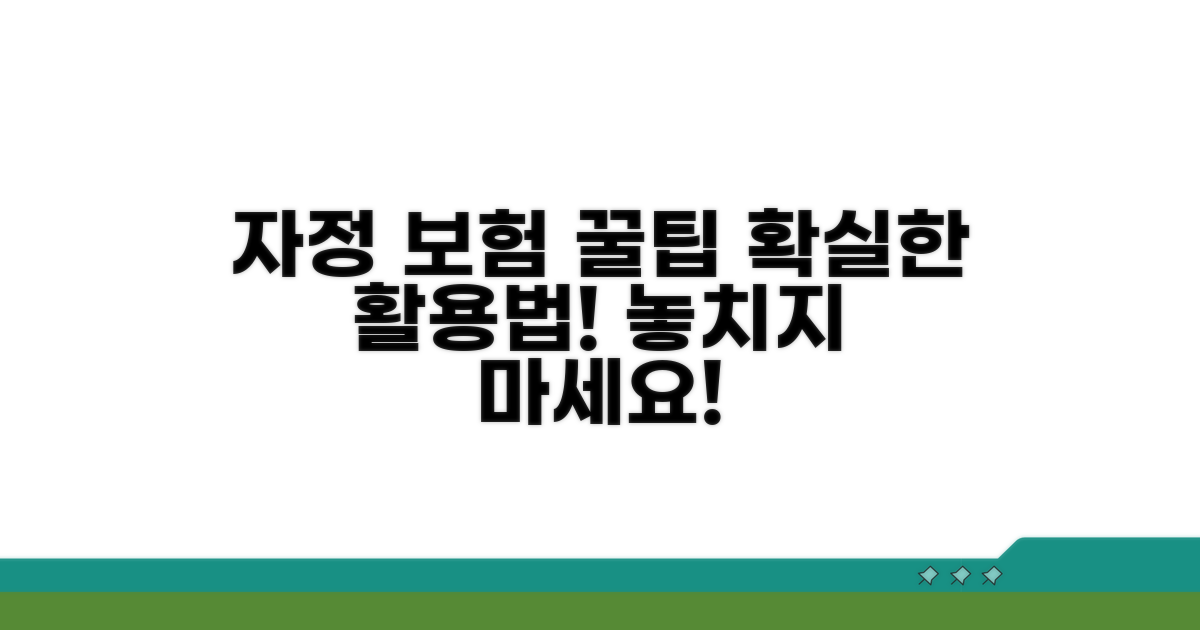 자정 기준 보험 활용 꿀팁