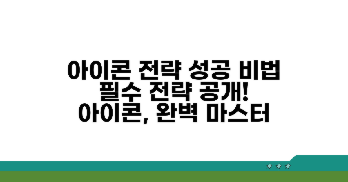 성공적인 아이콘 전략 실천
