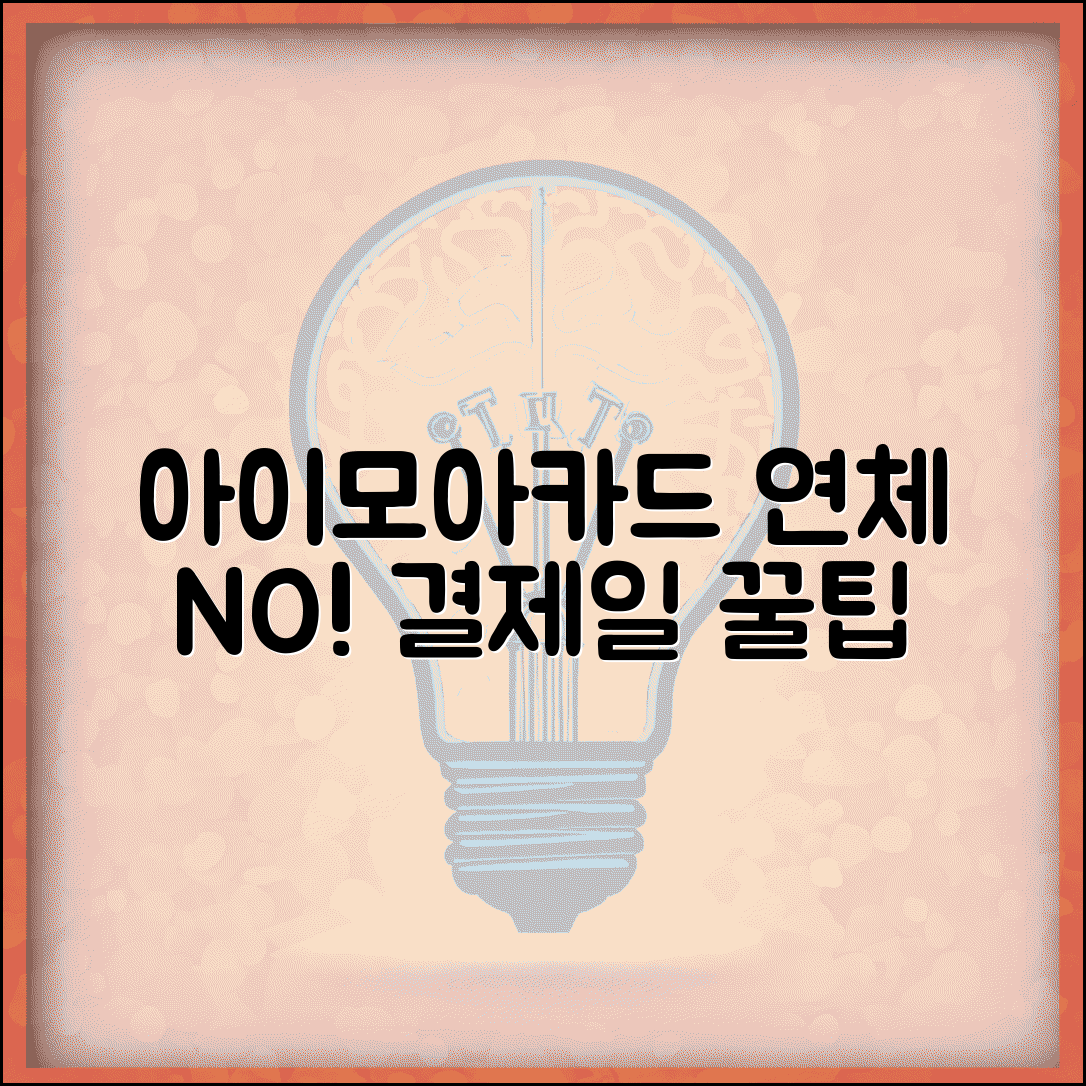 아이모아카드 연체 없이 관리하는 법 | 자동이체 설정부터 결제일 관리 꿀팁 총정리