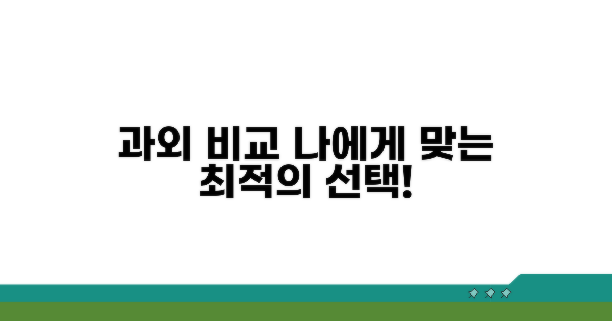 과외 비교, 나에게 맞는 선택은?