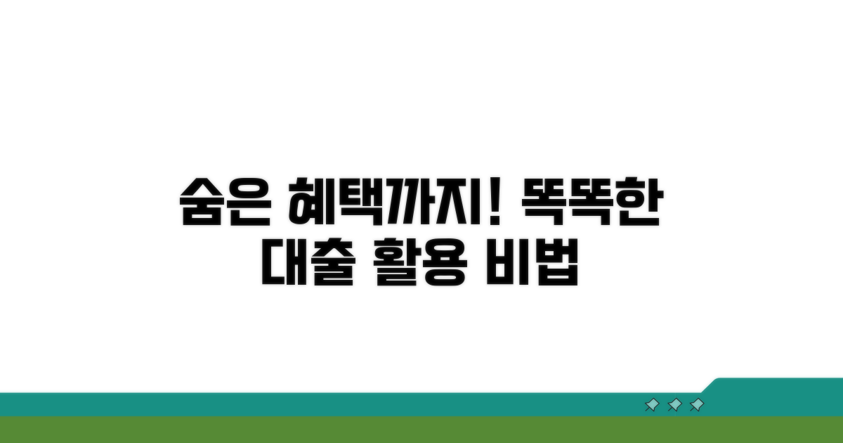 숨겨진 혜택까지! 똑똑한 대출 활용법