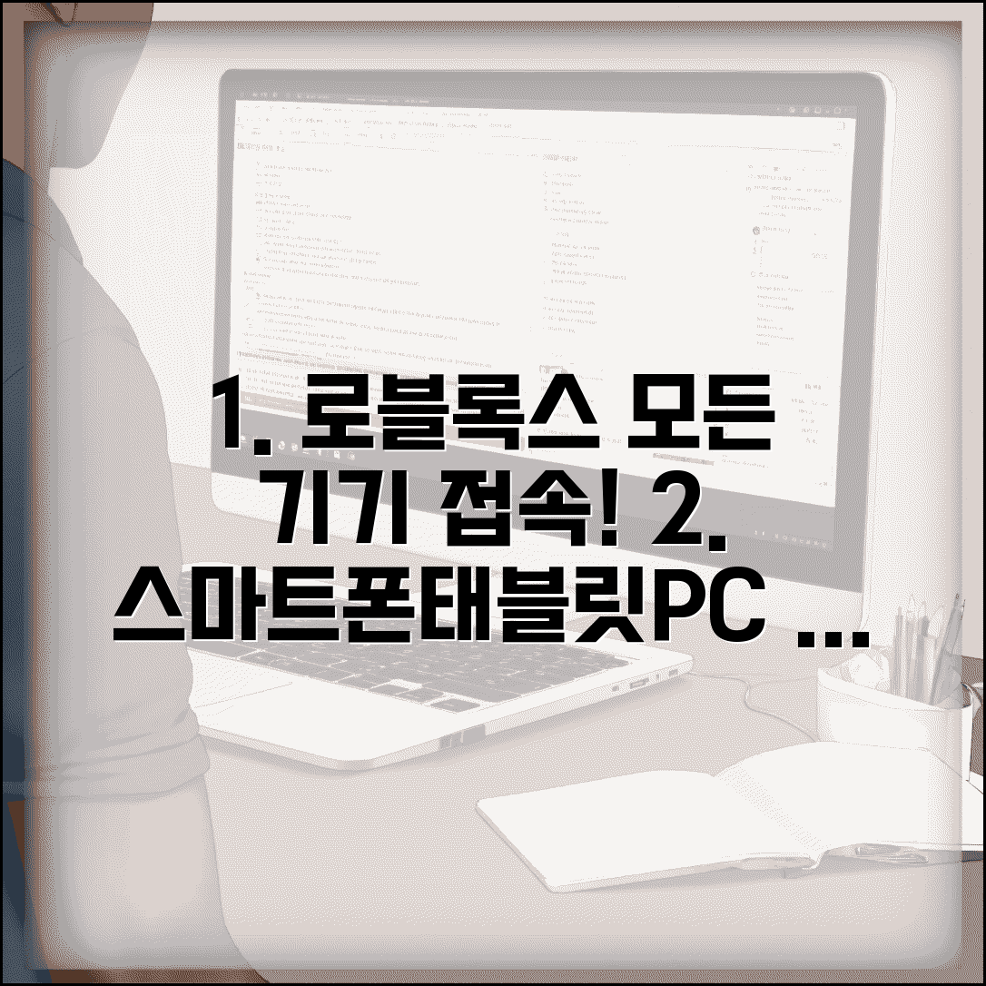 로블록스 바로가기 설치 모든 기기 | 스마트폰 태블릿 컴퓨터 접속 완벽 가이드