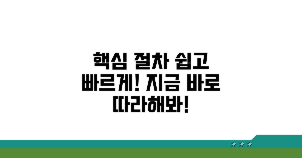 핵심 절차, 쉽고 빠르게 따라하기