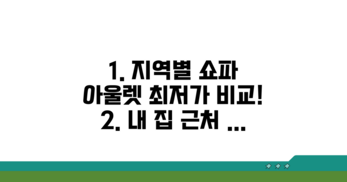 지역별 추천 쇼파 아울렛 비교