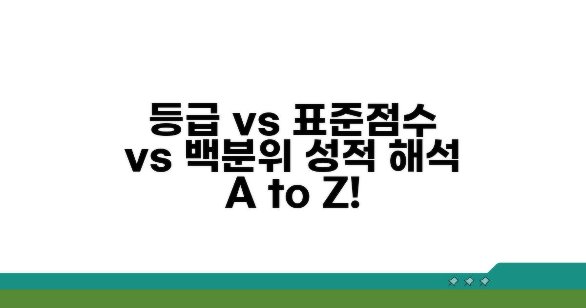 등급, 표준점수, 백분위: 무엇을 뜻할까?