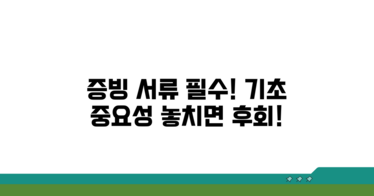 증빙서류 관리 기초와 중요성