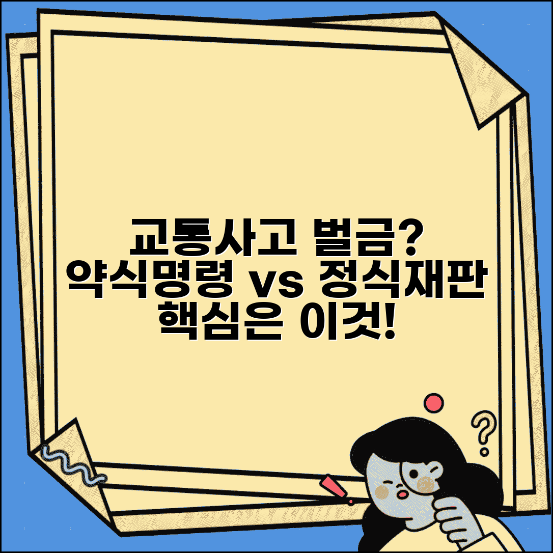 교통사고 약식명령 | 교통사고 벌금형 약식기소와 정식재판 신청 방법