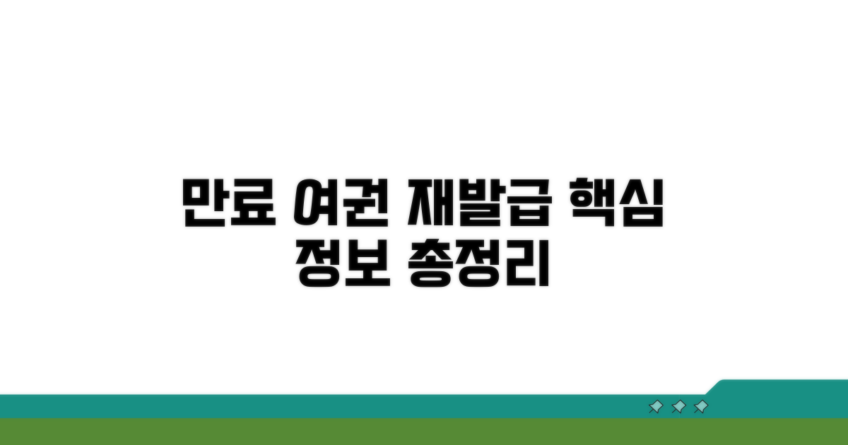 유효기간 지난 여권 재발급 핵심