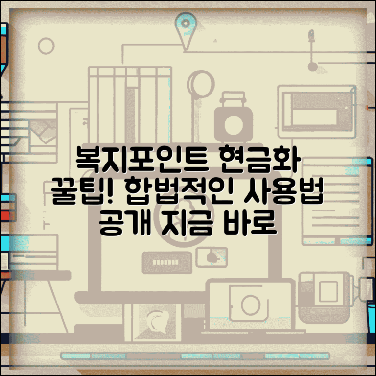 복지포인트 현금화 가능한 방법 | 합법적으로 현금처럼 사용할 수 있는 꿀팁들