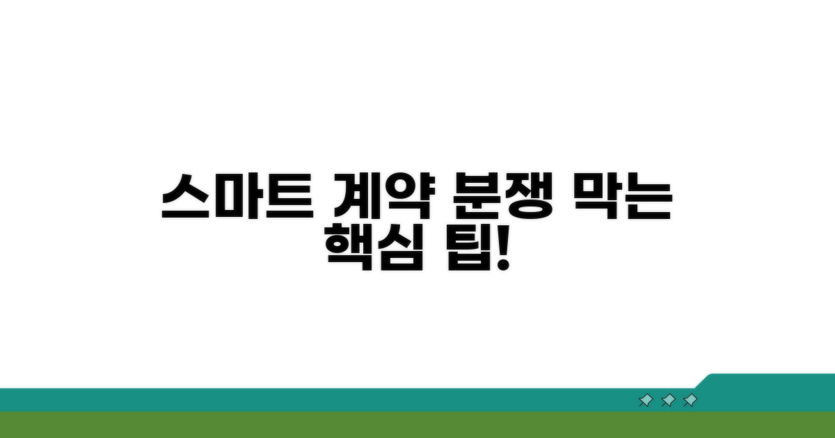 분쟁 예방을 위한 스마트 계약 팁