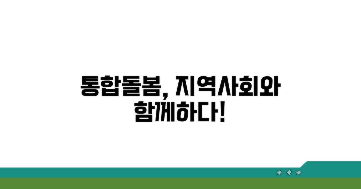 통합돌봄, 지역사회와 만나다