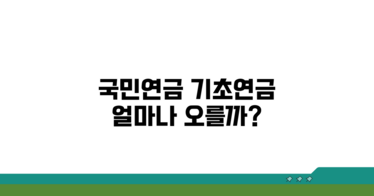 국민연금, 기초연금 얼마나 오를까?