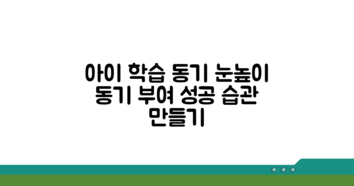 아이 눈높이 맞춘 학습 동기 부여법