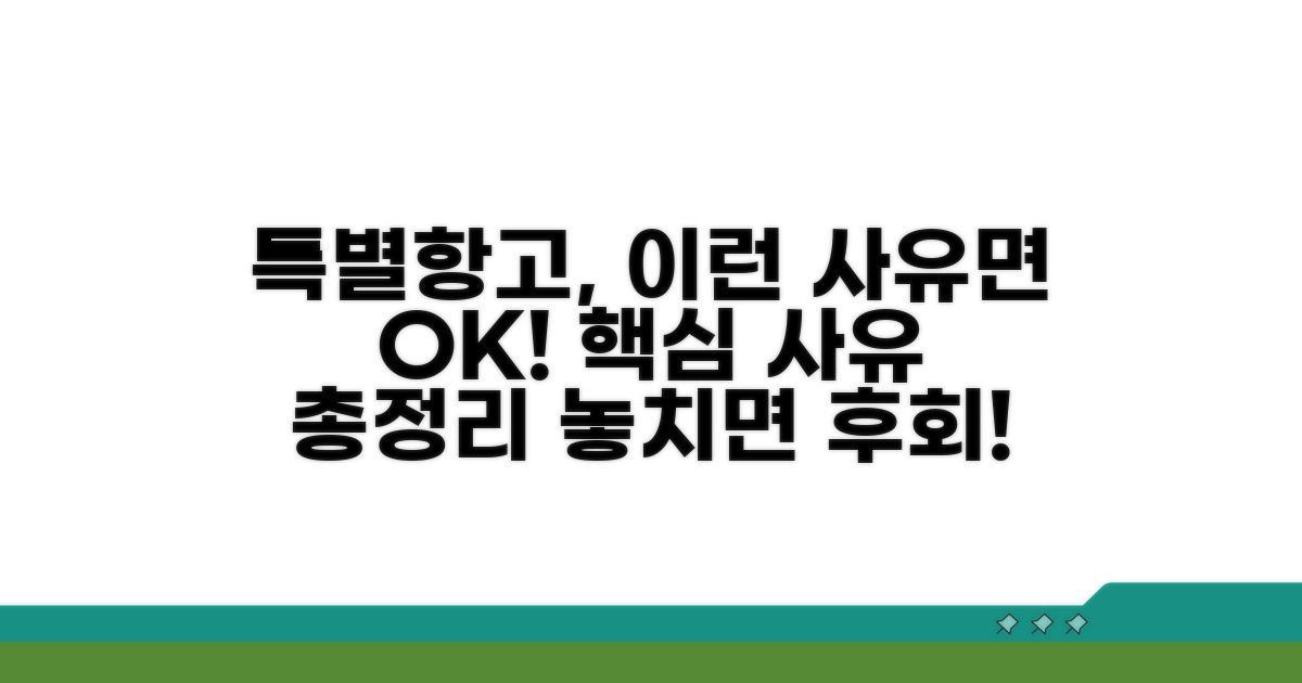 특별항고 가능한 구체적 사유