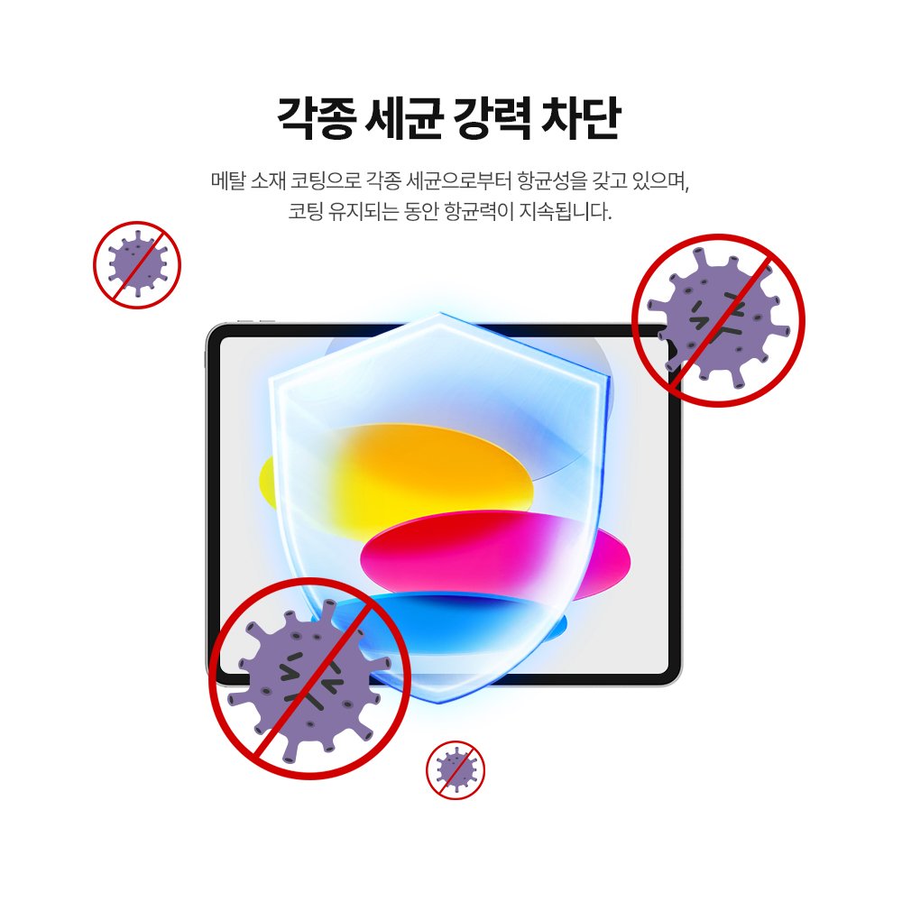 랩씨 항균 블루라이트 차단 시력보호 종이질감 액정보호필름 저반사 지문방지 아이패드 프로 28.2cm(11인치) M4 5세대, 1매입 상세 이미지 2
