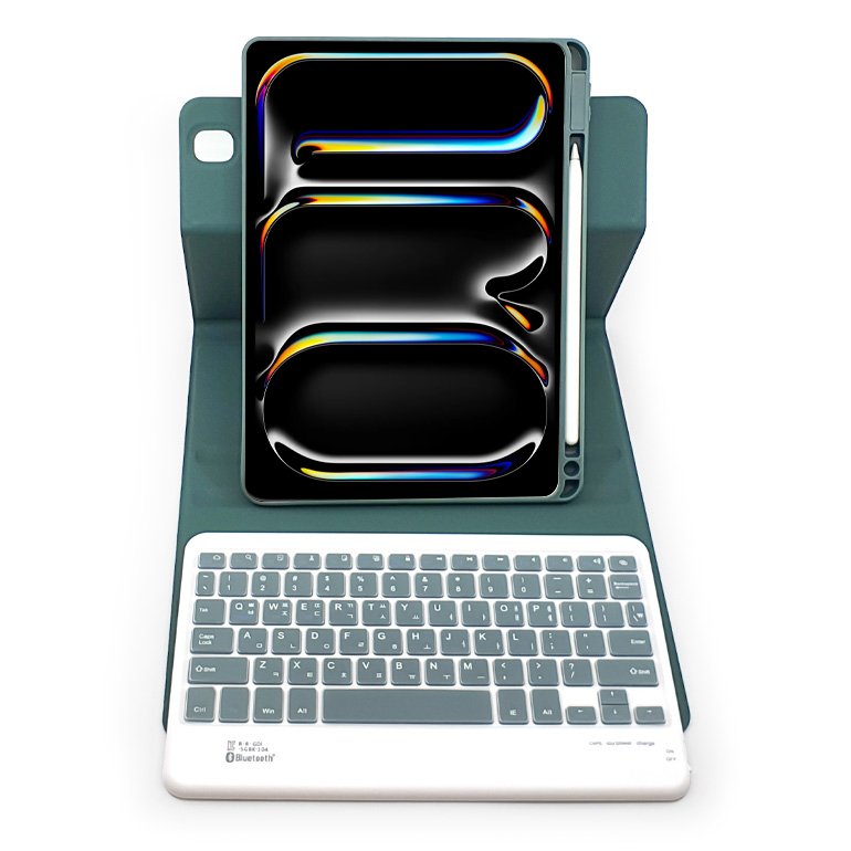 아이패드 프로7세대 11인치 M4 애플펜슬 수납 콤비 회전 블루투스 키보드 케이스 상세 이미지 1