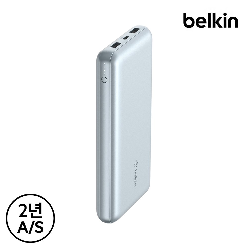 벨킨 20000mAh 15W PD 고속 충전 보조배터리 BPB012bt 아이폰17 16 15 14 13 12 갤럭시 S25 기내반입 글로벌 안전인증 상세 이미지 1