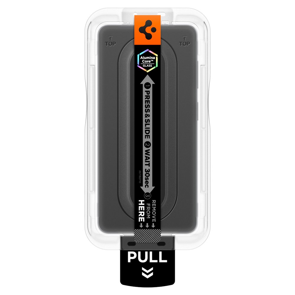 먼지 없는 슈피겐 갤럭시 프라이버시 사생활 강화유리 액정필름 글라스tR 이지핏PRV 갤럭시S26 플러스, 2매입 상세 이미지 2