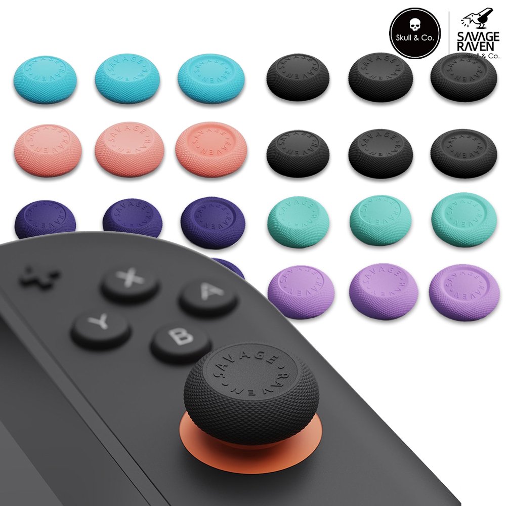 닌텐도 스위치2 조이콘 스틱커버 스컬앤코 썸그립 상세 이미지 1