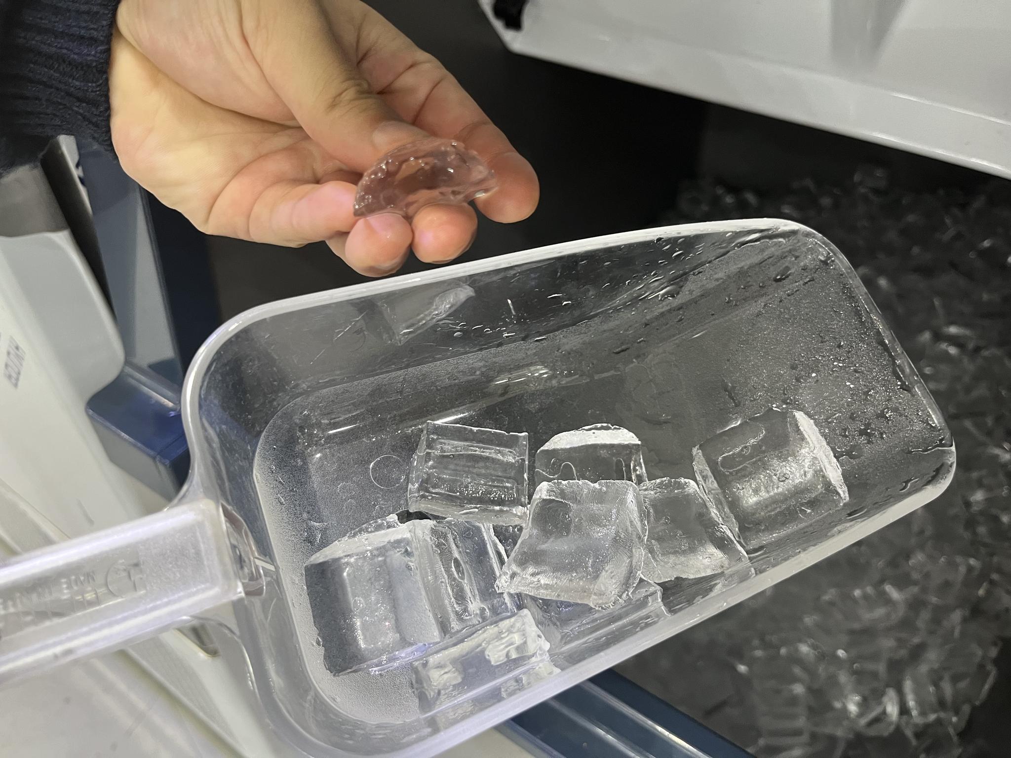 제빙기400KG 라셀르제빙기 업소용 대용량 대형 카페 LIM-450A 반달얼음+저장통 상세 이미지 2