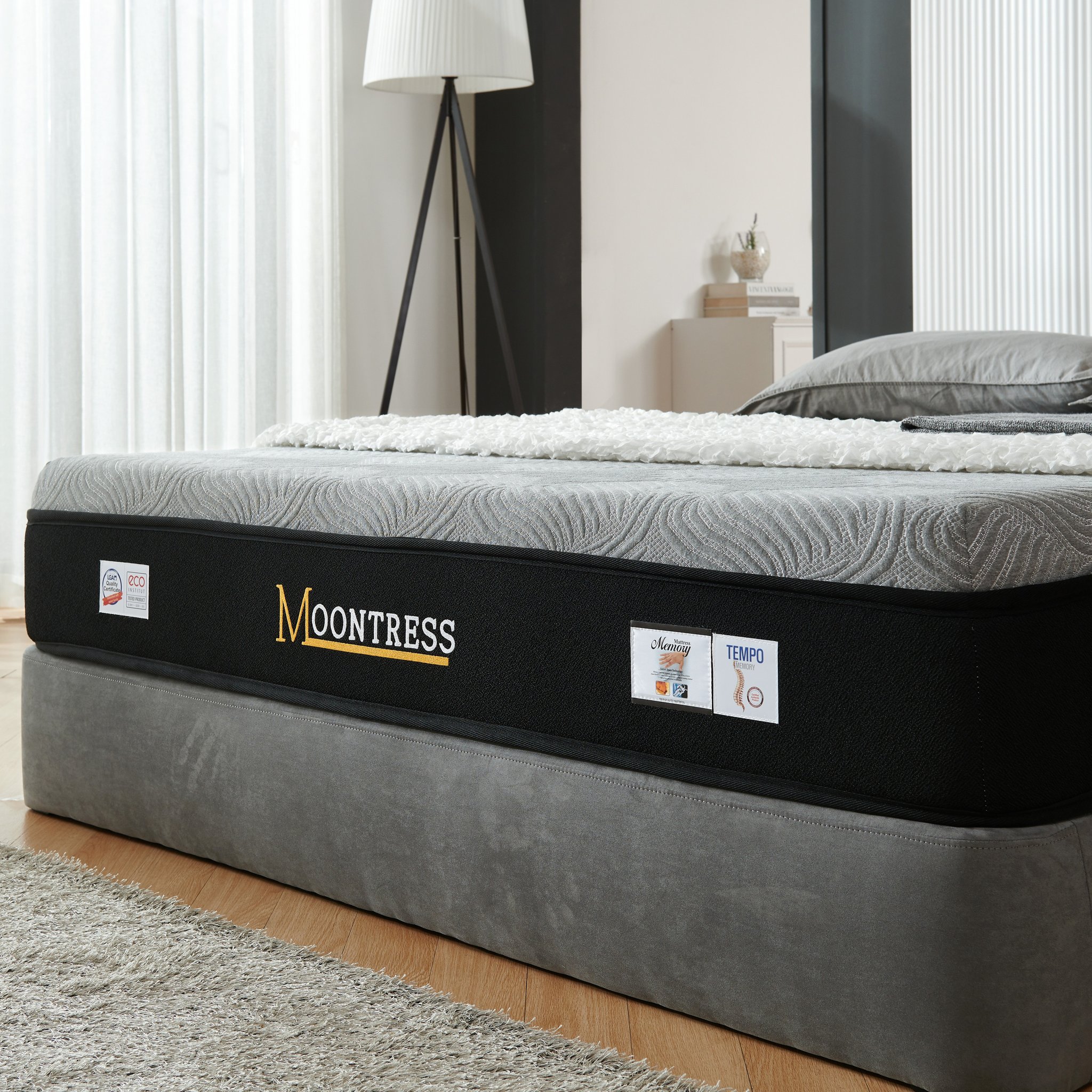 허리에 좋은 문트리스 메모리폼 매트리스 템포 침대 30cm, Q(퀸)1500 상세 이미지 1