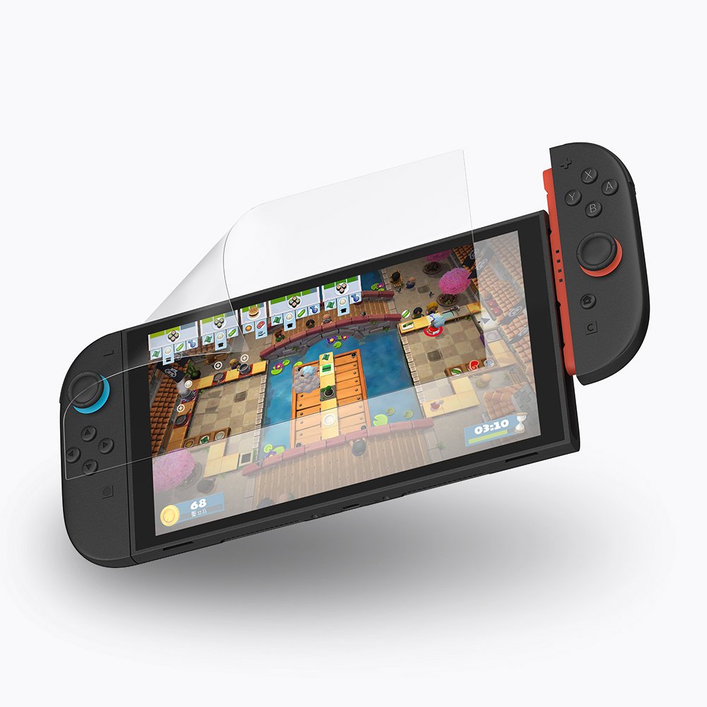 지니비 닌텐도 스위치2 리얼컬러 AR 초고화질 액정보호필름, 무반사 상세 이미지 1