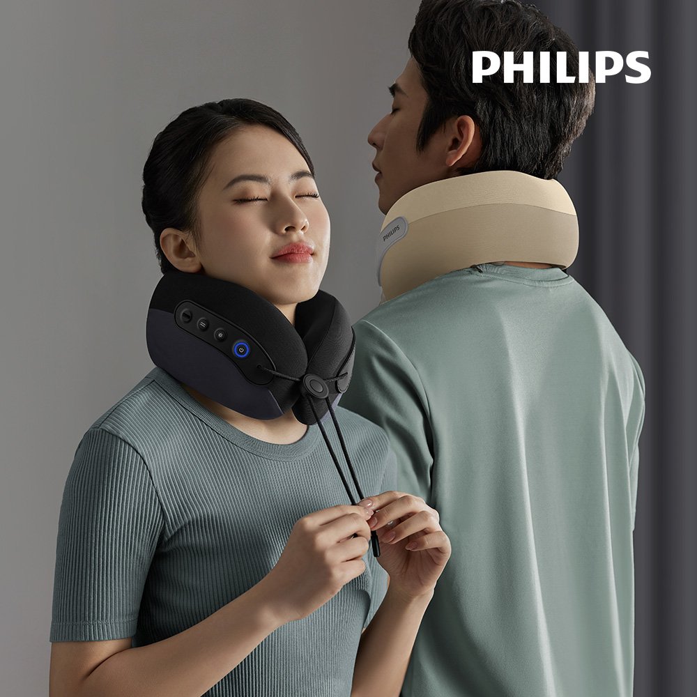 필립스 넥클라우드 목마사지기 PPM3306 온열 목지지대 승모근 풀이 안마기 상세 이미지 1