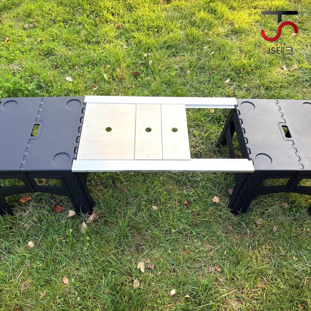 캠핑 테이블 연결 브릿지 미니 접이식 가방 igt 2유닛 (킵 다이소 스노우피크 등 호환) 상세 이미지 2