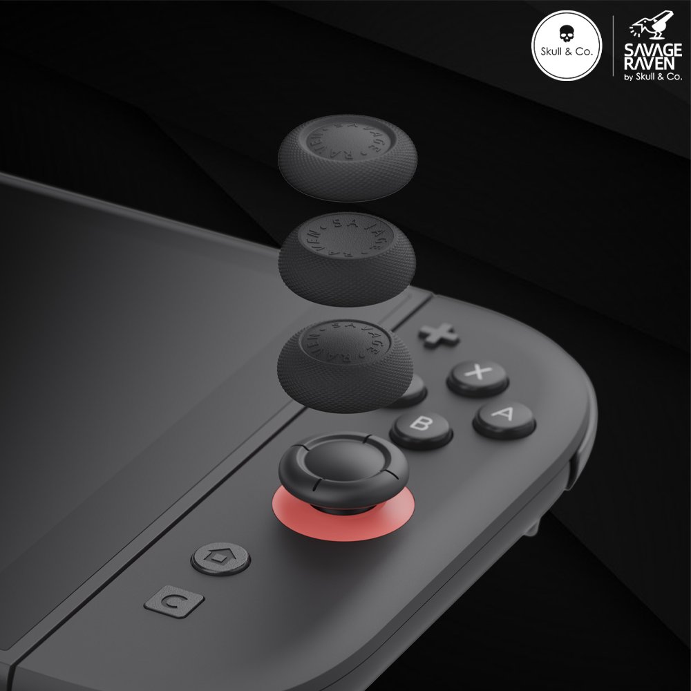 닌텐도 스위치2 조이콘 스틱커버 스컬앤코 썸그립 상세 이미지 2