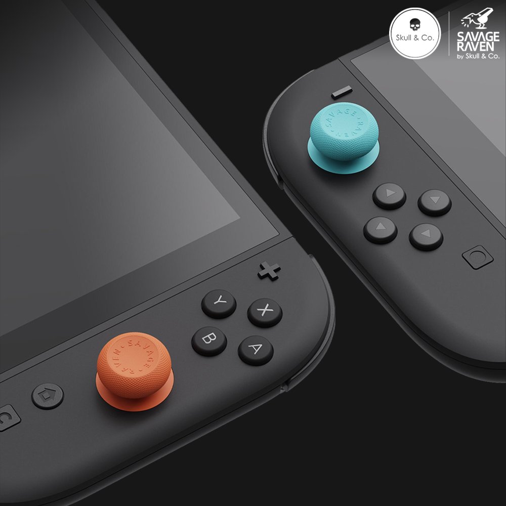 닌텐도 스위치2 조이콘 스틱커버 스컬앤코 썸그립 상세 이미지 1