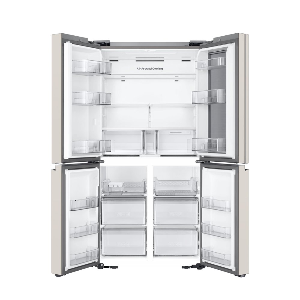 단하루!혜택가174만 삼성 비스포크 AI 냉장고 1등급 4도어 902L RM70F90M1GD 에센셜베이지 푸드쇼케이스 상세 이미지 2