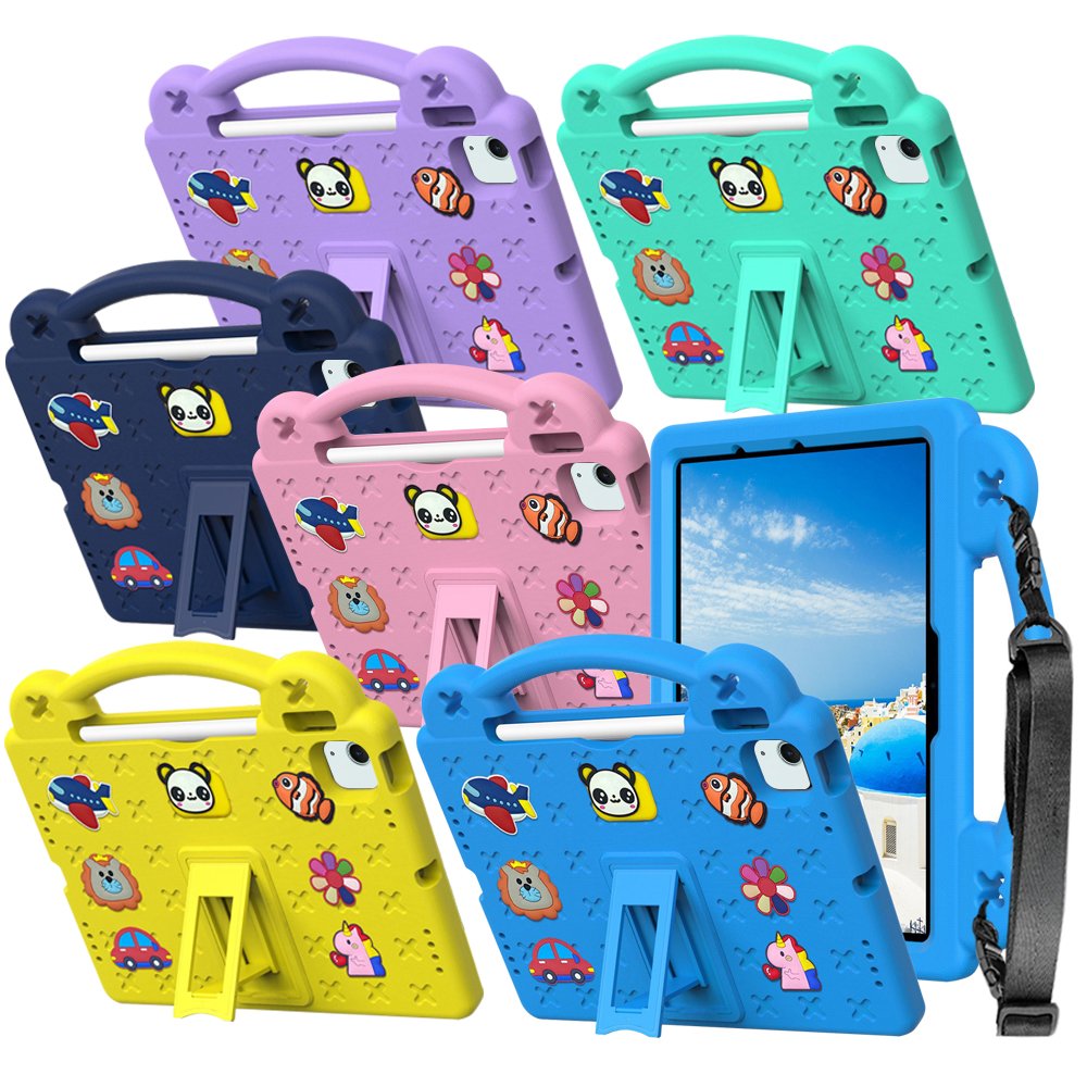아이패드 에어 11 7세대 6세대 케이스 범퍼 유아 키즈 에바폼 애니멀비츠 핑크, 에어 7/6세대 11 상세 이미지 2