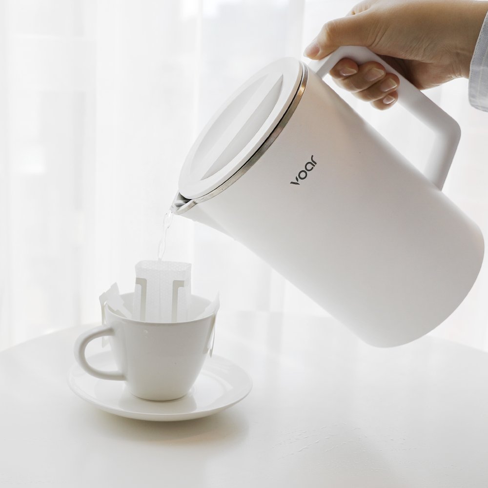 보아르 모노 보온 전기포트 1.5L 올스텐316 온도조절 분유모드 대용량 커피포트 주전자 상세 이미지 1